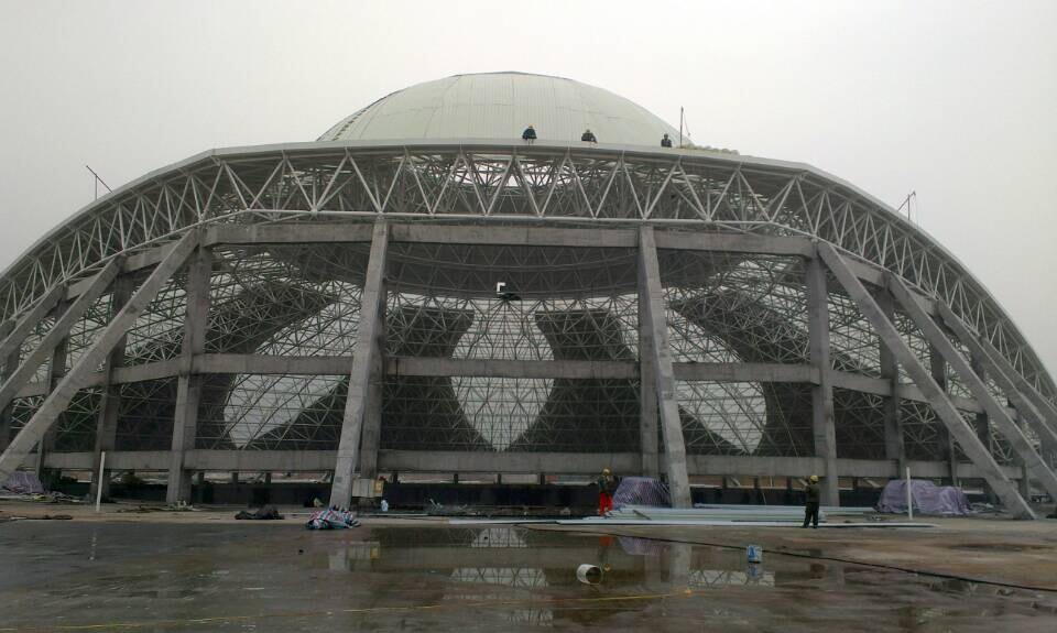 北辰温泉馆网架工程